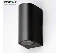 ENER-J Up Down Light Black Housing GU10 Fitting IP44 ENER-J Black