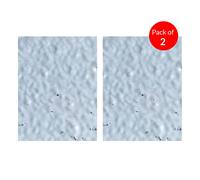 ENER-J Wave-Pattern Metallic Finish WPC Boards (2.44m x 1.22m x 5mm) for Modern Interiors, Silver (Pack of 2)