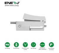 ENER-J Wireless 1 Gang Grid Switch Compatible White ENER-J White