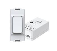 ENER-J Wireless Batteryless MK Grid Kinetic Switch Pro with 500W RF WiFi in White ENER-J White