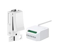 ENER-J Wireless Grid Switch 1-Gang Compatible, White Body with Non Dimmable + WiFi 5A RF Mini Receiver