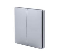 ENER-J Wireless Kinetic 2 Gang Switch Eco Series (Silver body)