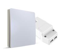 ENER-J Wireless Light Switch Kit, 1 Gang Switch + 100W RF Dimmable Receiver