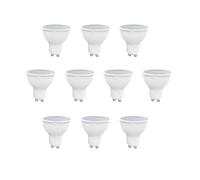 ENER-J Women's LED Lamp 5W GU10 Plastic Body SMD LED 400Lm 3000K 10pc pack in Camel | Size: 30 cm diameter x 21 cm high ENER-J Camel 30 cm diameter x 21 cm high