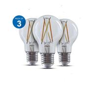 ENER-J Women's Smart WiFi LED Filament Bulb E27 Pack of 3 CCT Dimmable 8.5W in Camel | Size: 40 cm diameter x 25 cm high ENER-J Camel 40 cm diameter x 25 cm high