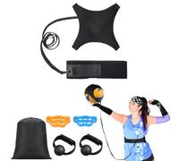 ENERACES Solo Volleyball Trainer: All-in-One Volleyball Training Device with Rebounder for Serving, Spiking & Setting Practice Serve Trainer & Exercise Gift for Beginners to Professionals