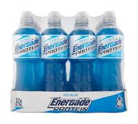 Energade Protein Replenishing Drink 12 x 0.75 L, Ice Blue Flavour, with Minerals and Proteins, Perfect for Physical Activity, Push&Pull Cap, Sports Format for Hydration on the Move