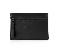 Energather Small Purse, PU Leather Coin Holder, Small Coin Purses for Women, Portable Wallet Purse Bag with Keyring for Cards, Receipts, Changes, black, Utility