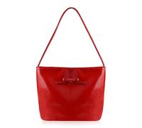 Energather Tote Handbag, PU Leather Small Tote Bags Shoulder Tote Bag for Women and Girls, Stylish Tote Shoulder Bag for Shopping, Work, Travel (red)