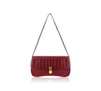 Energather Women's Retro Handbag Small with Screw Lock | Small women's handbag made of textured PU leather, leather handbag for women with crocodile embossing