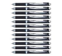 EnerGel Permanent Retractable Rollerball, 0.7mm, Blue ink, 1 pack of 12 pens