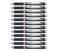 EnerGel Permanent Retractable Rollerball, 0.7mm tip, Red ink (Pack of 12)