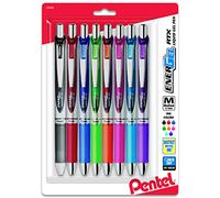 EnerGel RTX Retractable Liquid Gel Pen Medium Line 8/Pkg-Assorted