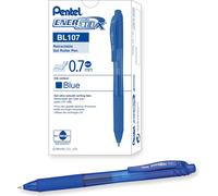 Energel-X 0.7Mm Tip Retractable Pen, Blue (Pack of 12)