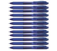 Pentel Gel Rollerball Pen EnerGel X Retractable 1.00mm Blue Ink (12-Pack)