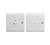Energenie MIHO043 Click Alexa Compatible MiHome 2-Way Light Switch, 250 W, 240 V, White