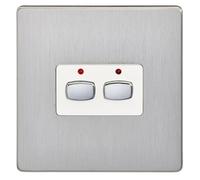 EnerGenie MIHO073 light switch Stainless steel White