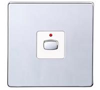 EnerGenie MIHO076 light switch Chrome, White
