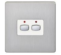 EnerGenie MIHO073 light switch Stainless steel White