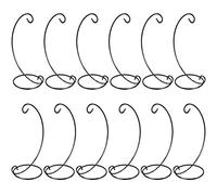 Energetic 12 Pack Ornament Display Stand Holder, 9 Inch Tall for Globe, Terrarium, Ball Stand for Bauble Home Party Wedding Craft