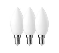Energetic Candle LED Bulbs, E14, Warm White 2700K, 3 Pack