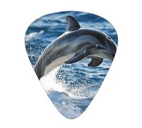 Energetic dolphins Guitar picks in thin, medium, and thick sizes, 12-piece set, suitable for electric guitar and various instruments