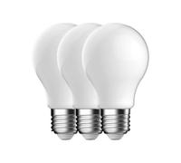 Energetic GLS Frosted LED Light Bulb, E27, 8.2W, 1055 Lumens, Warm White 2700K - 3 Pack