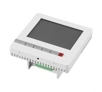 Energetically Efficient HVAC Thermostat Featuring a Clear LCD Screen and User Settings Options (A)