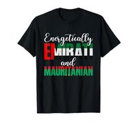 Energetically Emirati and Mauritanian Mixed Nationalities T-Shirt