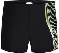 ENERGETICS Boys Norm Board Shorts, Black/Green Lime, 164 EU