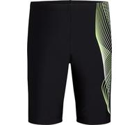 ENERGETICS Norm Board Shorts Black/Green Lime 128