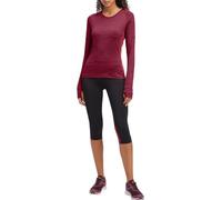 Energetics Women's Evii Blouse, Melange/Red Dark/Red, XS