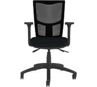 Energi-24 Contour Mesh Operator Chair Basic Tilt Height-Adjustable Armrest Black 150 kg CT310/AA1D 490 x 450 mm