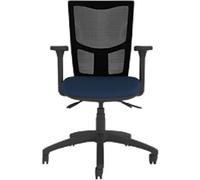Energi-24 Contour Mesh Operator Chair Basic Tilt Height-Adjustable Armrest Blue 150 kg CT310/AA1D 490 x 450 mm