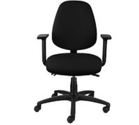 ENERGI-Plus Office Chair Basic Tilt Fabric Height-Adjustable Armrest Height-adjustable Seat Black 150 kg Task High Back