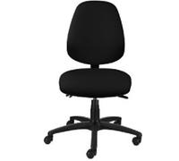 ENERGI-Plus Office Chair Basic Tilt Fabric Without armrest Height-Adjustable Seat Black 150 kg Task High Back