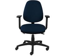 ENERGI-Plus Office Chair Fabric Height-Adjustable Armrest Blue 150 kg Task High Back