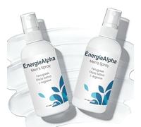 Energie Alpha Men's Spray 2 Pack, Energy Alpha Spray, Energie A-lpha S-pray Delay S-pray For Men | Moisturising & Energising Formula | Lightweight & Non-Greasy | For Daily Refresh & Comfort