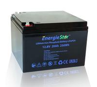 EnergieStor LiFePO4 Batteries Rechargeable Lithium Iron Phosphate Pack for Leisure, Solar, Caravan, Camping and Off-Grid Systems (20Ah Battery)