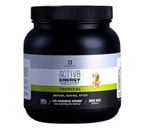 Energize Your Workouts with ACTIV8 Carbohydrate & Electrolyte Powder - Boost Energy, Himalayan Pink Salt, No Sugar - 600g, 20 Servings for Optimal Performance (Tropical)