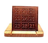 Energized Kuber Yantra Card of Abudance for Wallet 2 Inch Copper
