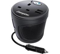 Energizer 120 Watt Power Inverter 12V to 240V, Modified Sine Wave Car Inverter, Dual USB Outlets & 240 Volts UK/British AC Outlet, Charge Your Tablet, Iphone, Ipad, Laptop, & ETC SGS CE Approved