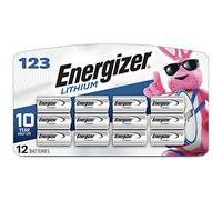 Energizer 123 Lithium Batteries, 3V CR123A Lithium Photo Batteries (12 Battery Count) - Packaging May Vary