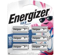 Energizer 123 Lithium Batteries (6 Pack), 3V Photo Batteries