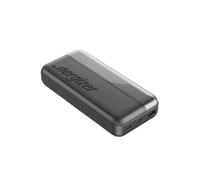 Energizer 20000mAh Power Bank with LCD Display, 10.5W Fast Charging Portable Charger PD 3.0 Input & Output, Triple Ports (2 USB-C + 1 USB-A), Slim Battery Pack - Black UE20050C