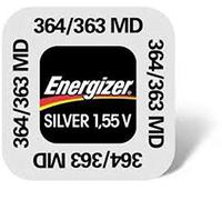 Energizer 2pk 364/363 364 SR621SW Silver Oxide Energy Saving Button Battery 2.2 x 6.8 (HxØ/mm)