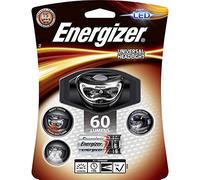 Energizer Universal Plus LED Head Torch with Red Night Vision Light, For Indoor, Outdoor and Camping, Batteries Included