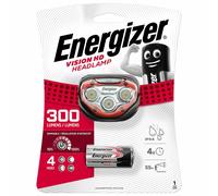 Energizer 300 Lumens Headlamp Vision HD LED Headlight 4 Modes Head Torch + 3 AAA