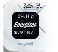 Energizer 329 Low-Drain Silver Oxide Button Cell Watch Battery (Equivalent to SR731SW), Dimensions (Height x Diameter): 3.1 x 7.9 mm, 1.55 V, in Maxi Blister Pack