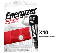 Energizer 357/303 SR44W V357 V303 1.55V Watch Batteries Genuine Energizer
